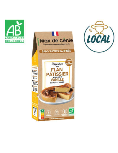 Préparation pour Flan Pâtissier Vanille notes caramel