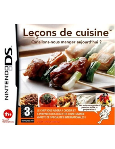 Jeu DS Leçons de cuisine - Qu'allons-nous manger aujourd'hui ?