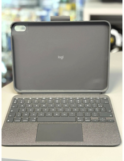 Etui clavier rétroéclairé détachable Logitech Combo Touch pour iPad 10e génération Gris