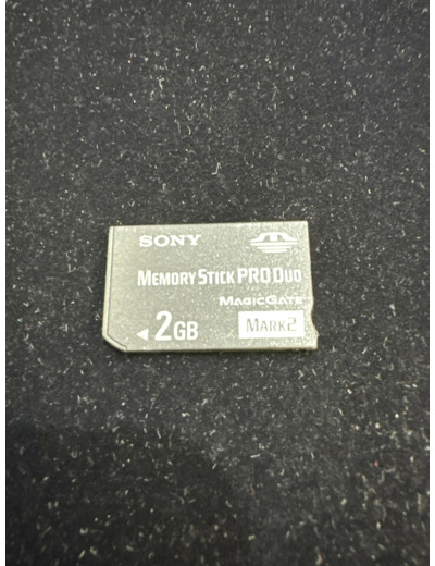 Carte mémoire Sony Memory Stick PRO Duo