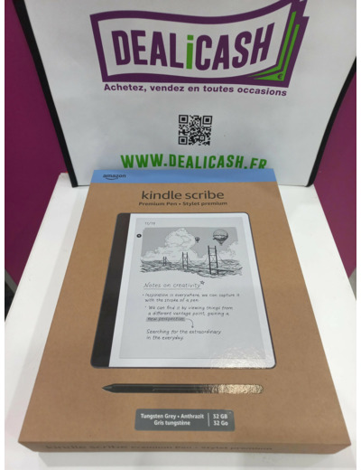 Tablette Amazon Kindle Scribe (32 Go) Écran repensé avec bordures uniformes