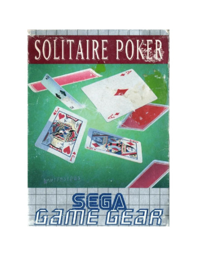 Jeu Sega Game Gear Solitaire Poker