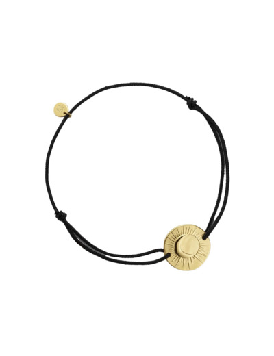 Bracelet Arthus Bertrand Eclipse sur Lien en vermeil sablé