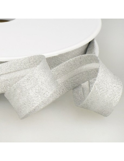 Sélection Coup de coudre - Biais Lamé Argenté (20 mm)