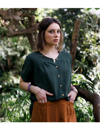 Singulière par Cousette – Patron Couture Blouse Femme "Catherinette" du XS au XL