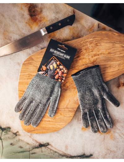 Gant anti-coupure, Microplane x Chef Simone Zanoni