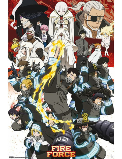 [POSTER] FIRE FORCE - Poster Maxi 91,5x61- Key art saison 2