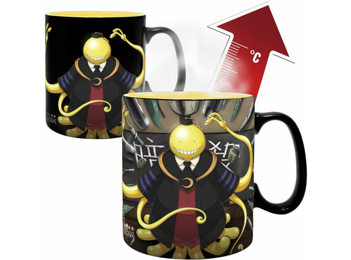 ASSASSINATION CLASSROOM - Mug Heat Change - 460 ml - Koro attaqué (KORO ATTAQUE THERMO-REACTIF)