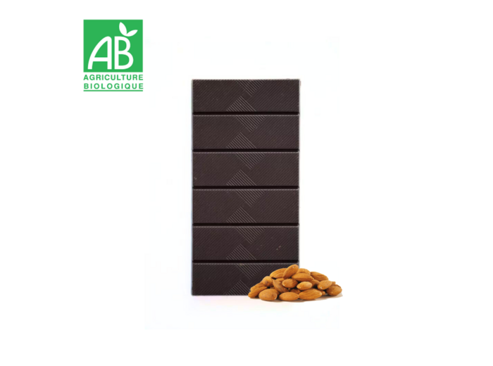 Chocolat Noir Amandes salées x 1