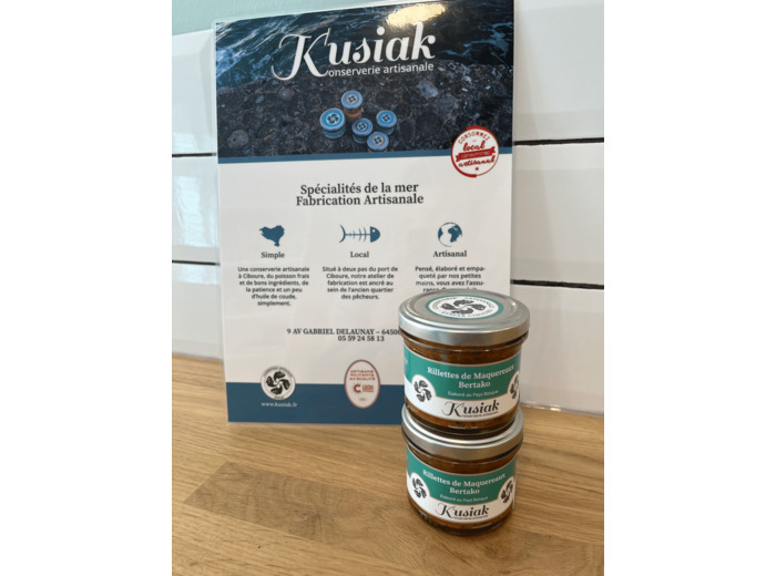 Rillettes de maquereau Bertako