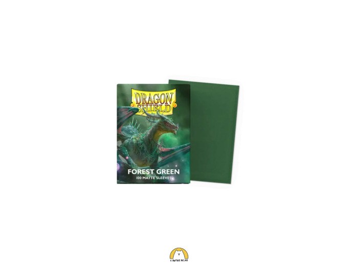 Sleeves Dragon Shield Matte : Forest Green