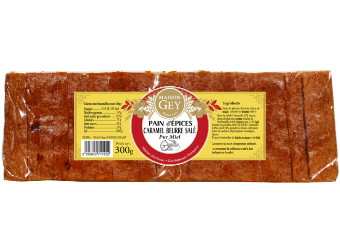 Pain D'Épices Caramel Au Beurre Salé, 300 G