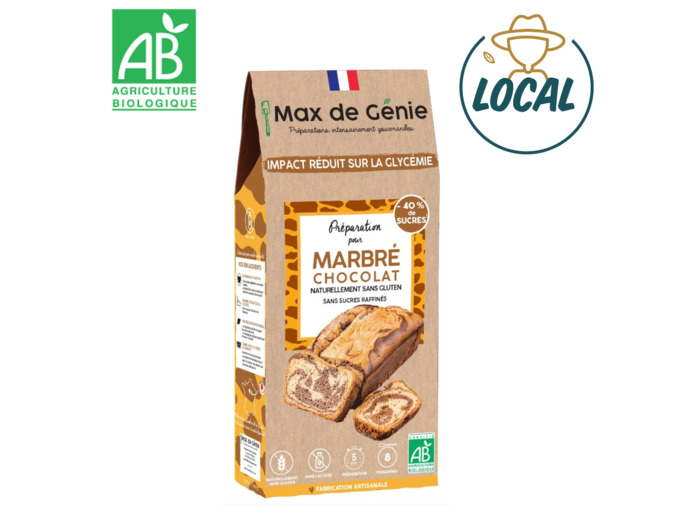 Préparation pour Marbré Chocolat IG bas (Sans gluten)