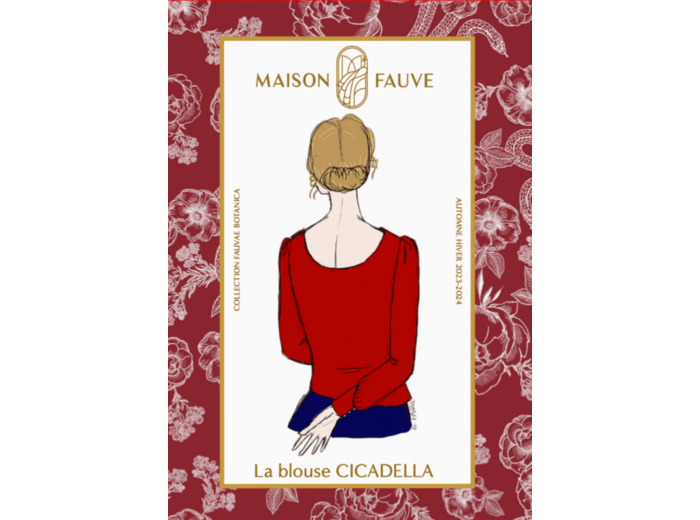 Maison Fauve - Patron Couture Blouse  "Cicadella" du 34 au 52