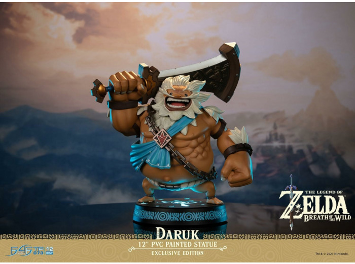 [FIGURINE EXCLU WEB] THE LEGEND OF ZELDA Breath of The Wild - FIRST 4 Figures - Daruk Edition Collector