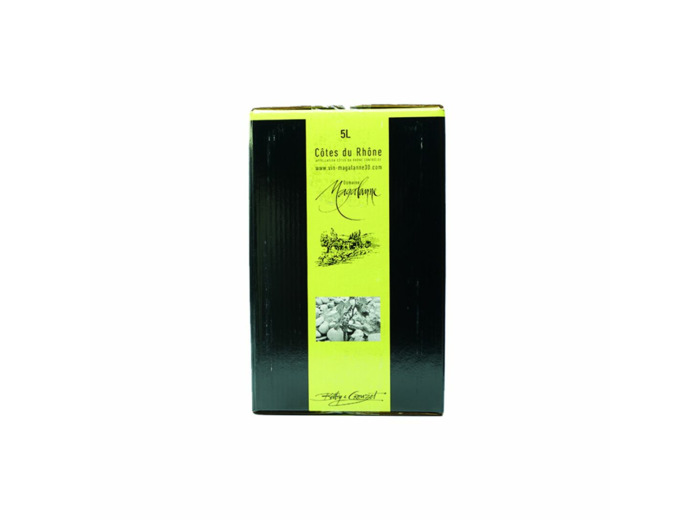 Fontaine  À Vin 5L - Aop Côtes Du Rhône Rouge  13,5° Dom.Magalanne 5L