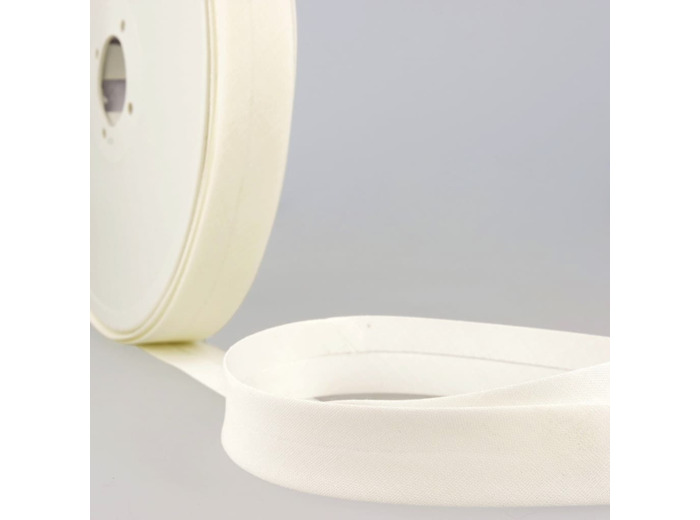 Sélection Coup de coudre - Biais Tous Textiles Coloris Blanc Cassé (20 mm)