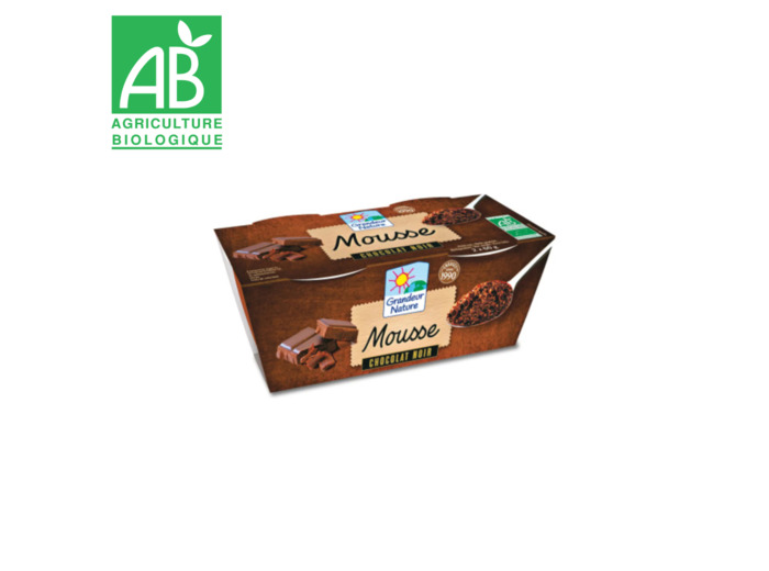 Mousse au chocolat noir 2x60g