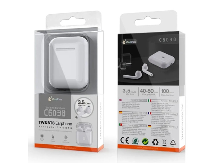 Ecouteur Bluetooth Avec étui Rechargeable