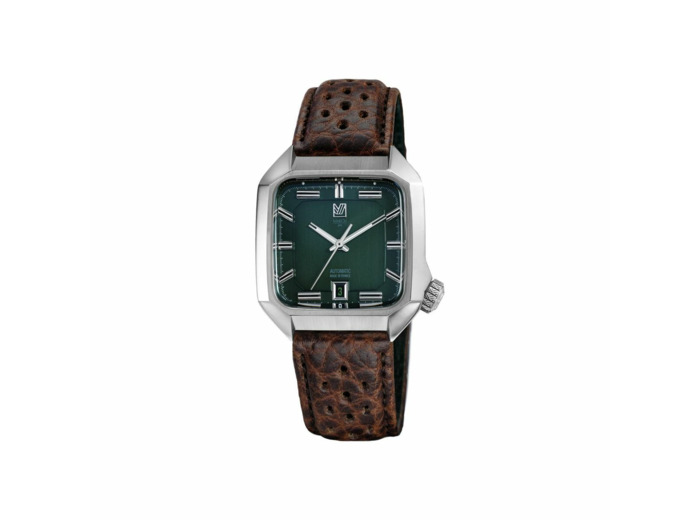 Montre March LA.B AM2 AUTOMATIQUE 39 MM - GRALL - Bison Perforé Marron