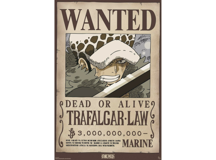 [POSTER] ONE PIECE - Poster  (91,5 x 61 cm) - Wanted Law Wano