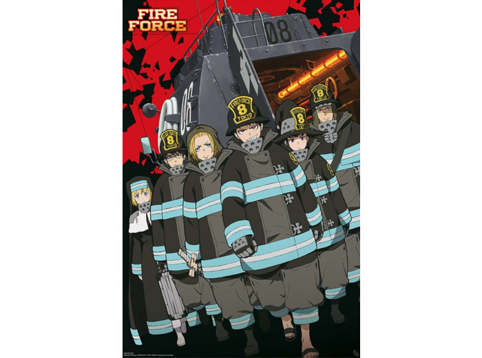 [POSTER] FIRE FORCE Poster Key art S1 8ème brigade