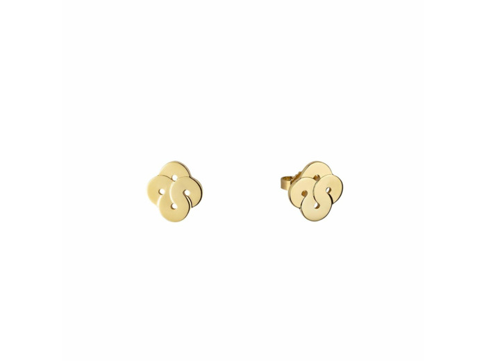 Boucles d'oreilles Arthus Bertrand Enlacé 10mm or jaune