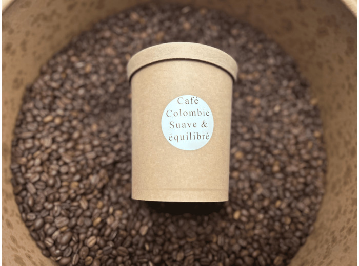 Café Colombie suave et équilibré