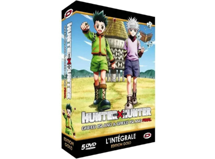 Dvd Hunter X Hunter : Greed Island & Final - Intégrale - Edition Gold (5 DVD + Livret)
