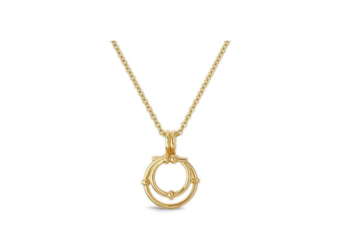 Collier Arthus Bertrand Spirale Etoilée en or jaune poli, 45cm