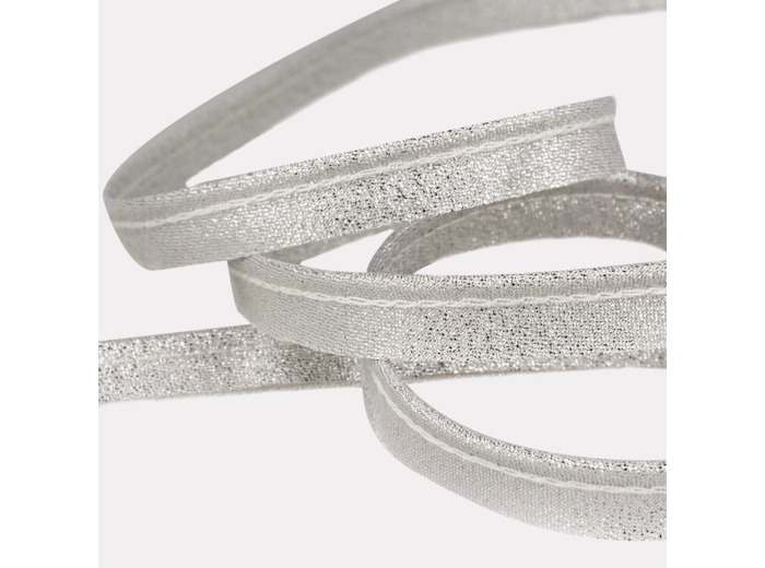 Sélection Coup de coudre - Passepoil Lamé Argent (10 mm)