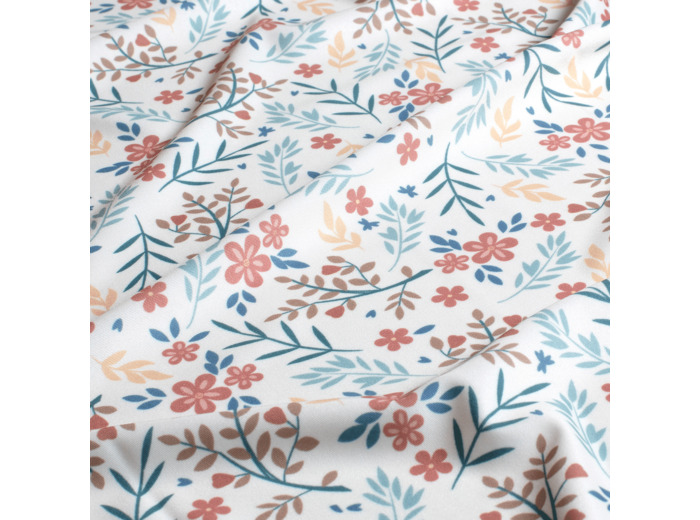 Sélection Coup de Coudre - Tissu Maille Maillot de Bain Imprimé Petits Fleurs