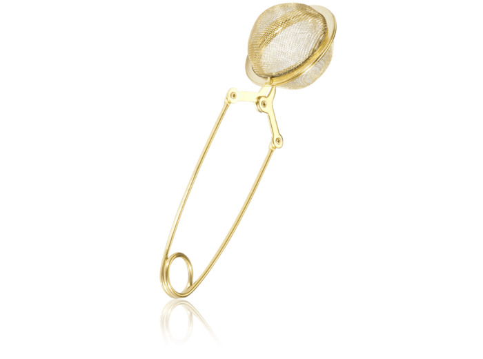 Autour du thé Infuseur cuillère or diam 4,5cm