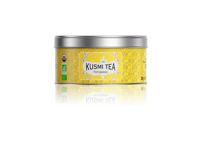 Thés Aromatisés Verts Vert Jasmin Bio - Boîte métal 20gr