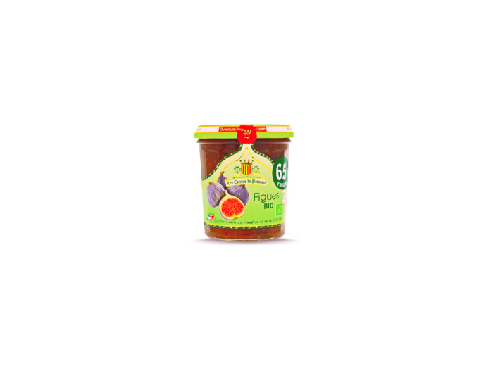 Confiture Bio de Figues au Chaudron 65% de Fruits Les Comtes de Provence 750g