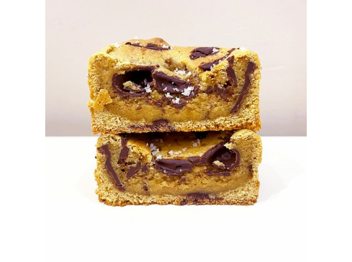 Brookie chocolat noir fleur de sel