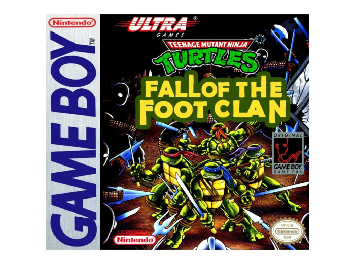 Jeu Gameboy Gb Teenage Mutant Hero Turtles Fall Of The Foot Clan