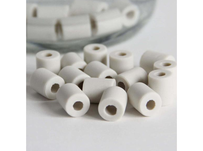 Perles grises en vrac