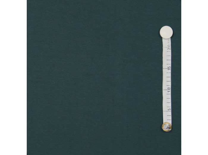 Sélection Coup de Coudre - Tissu Jersey Bord-Cotes Uni Couleur Vert