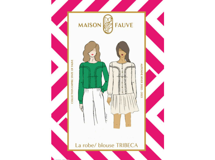 Maison Fauve - Patron Couture Femme Robe "Tribeca" du 34 au 52