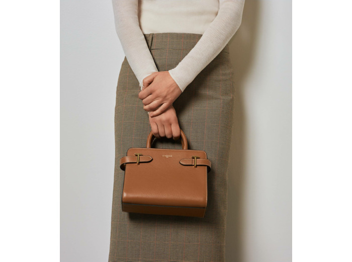 Petit sac à main Emilie en cuir grainé