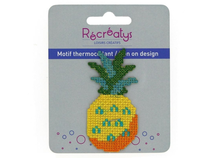 Récréatys - Motif Thermocollant "Ananas"