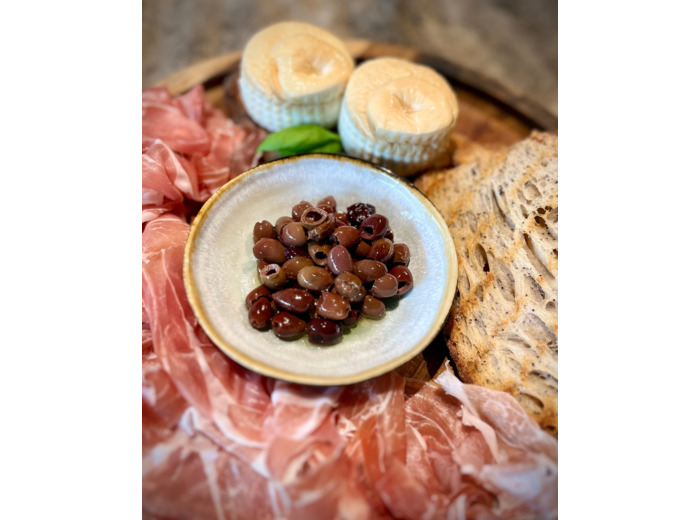 Olives dénoyautées en huile d’olive