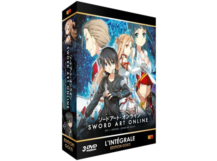 Dvd Sword Art Online - Saison 1, Arc 1 (SAO) - Édition Gold