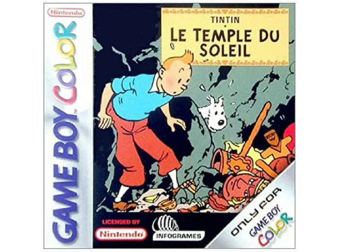 Jeu Gameboy Color Tintin - Le Temple Du Soleil