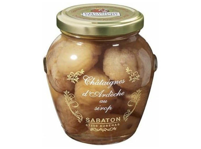 CHÂTAIGNES D’ARDÈCHE AU SIROP (AOP) SABATON 380 g