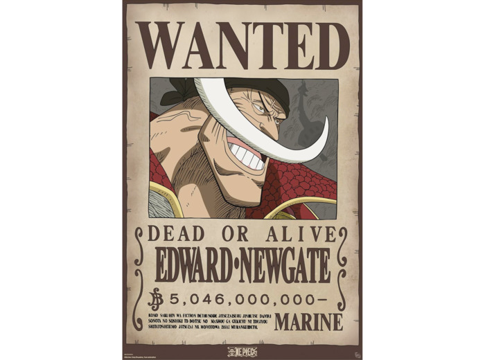 [POSTER] ONE PIECE - Poster Maxi 91,5x61 - Wanted Whitebeard