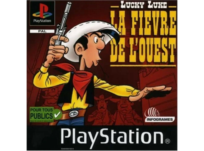 Jeu PS1 Lucky Luke : La fièvre de l'ouest