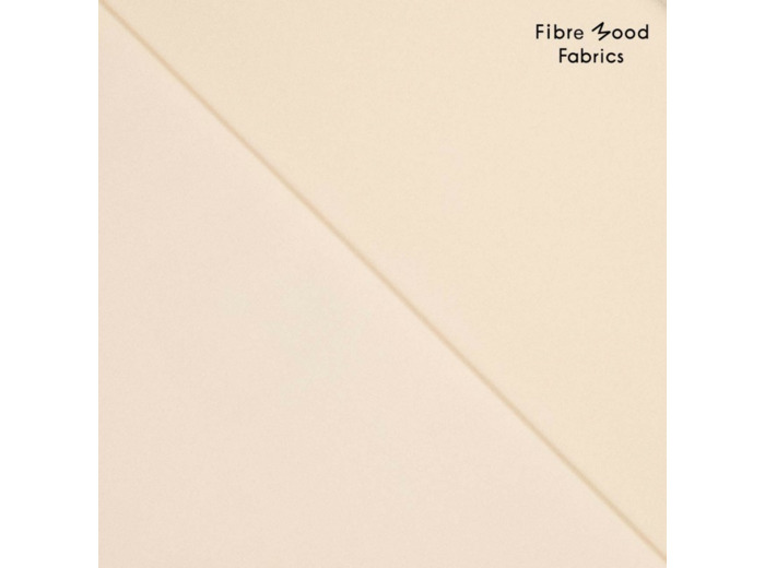 Fibre Mood - Tissu Toile Déperlante "Solaris" Uni Couleur Blanc Cassé