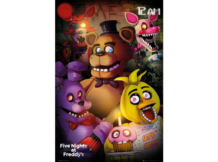 [POSTER] Five Nights at Freddy's - Papier Glacé - 91x61cm